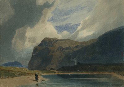 مشهد جبلي في ويلز ، 1810 (ورق مرحاض) بواسطة جون سيل كوتمان