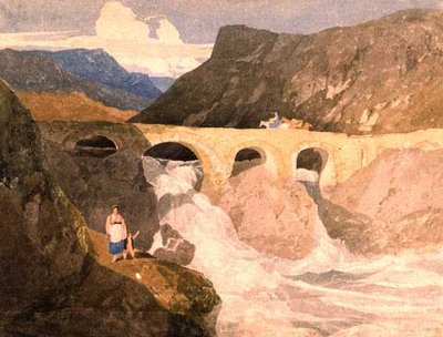 الطريق إلى Capel Curig ، شمال ويلز (مرحاض على ورق) بواسطة جون سيل كوتمان