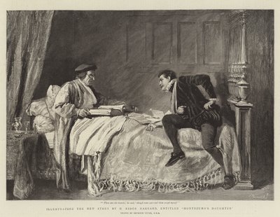 توضيح القصة الجديدة بقلم H Rider Haggard ، بعنوان ابنة Montezuma بواسطة جون سيمور لوكاس