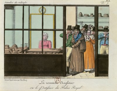 الانتقام الإنجليزي أو ، المعجنات في القصر الملكي ، c.1815 بواسطة جون شارب
