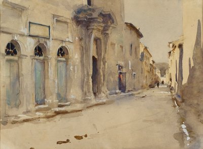 شارع في إسبانيا ، حوالي 1880 بواسطة جون سينغر سارجنت