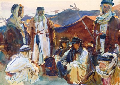 مخيم بدوي ، 1905-06 (مرحاض على ورق) بواسطة جون سينغر سارجنت