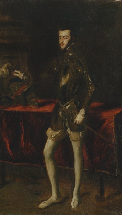 نسخة بعد بورتريه صورة فيليب الثاني بواسطة John Singer Sargent