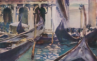 جندول من Piazzetta ، c1904 ، 1925. بواسطة جون سينغر سارجنت