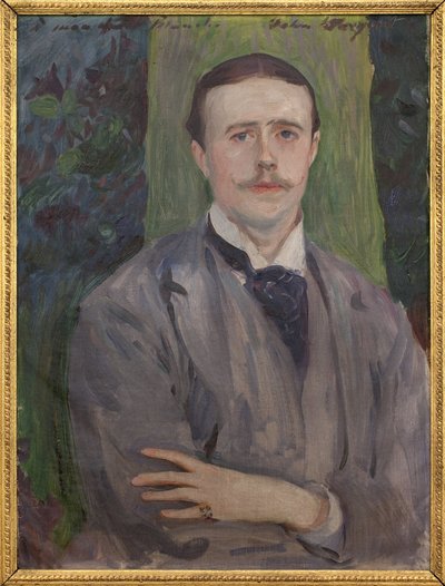 صورة لجاك إميل بلانش (1861-1942). لوحة جون سينجر سارجنت (1856-1925) ، زيت على قماش ، فن فرنسي من القرن العشرين. متحف الفنون الجميلة في روان. بواسطة جون سينغر سارجنت