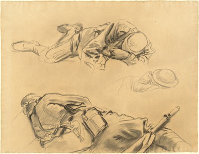 دراسات للغاز ، 1918-1919. بواسطة جون سينغر سارجنت