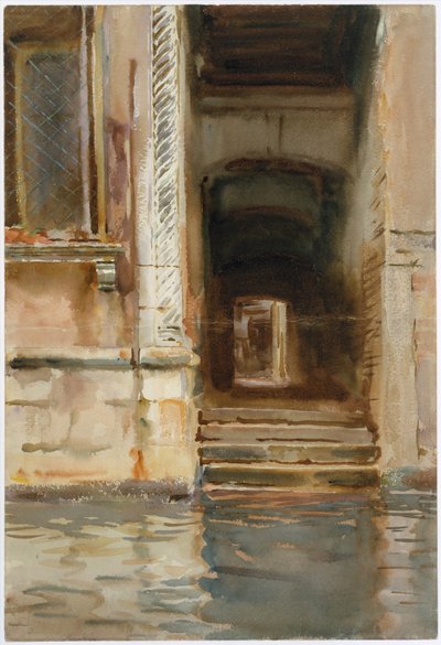 ممر البندقية ، c.1905 (مرحاض ، غواش ، وجرافيت على ورق منسوج أبيض) بواسطة جون سينغر سارجنت