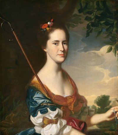 إليزابيث جراي أوتيس السيدة صموئيل ألين أوتيس ، ح. 1764. بواسطة جون سينجلتون كوبلي
