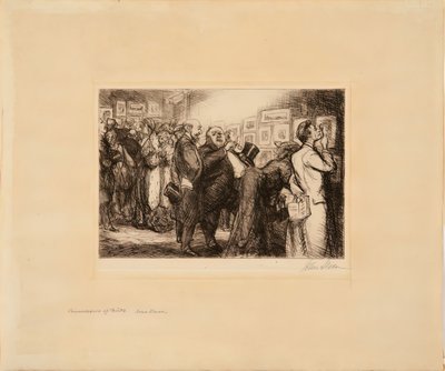 متذوق المطبوعات ، 1905. بواسطة جون فرينش سلون