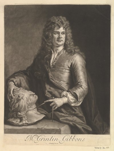 صورة لجرينلينج جيبونز ، 1690. بواسطة جون سميث 2