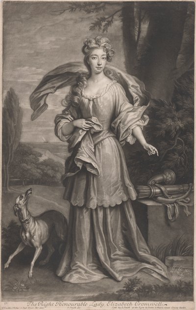 السيدة الرايت أونورابل ليدي إليزابيث كرومويل (1674-1704) بواسطة جون سميث