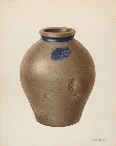 إناء ، ج .1940. بواسطة جون تارانتينو