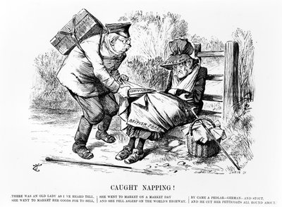 اشتعلت القيلولة !، التوضيح من "بانش" ، 5 سبتمبر 1896 بواسطة جون تينيل