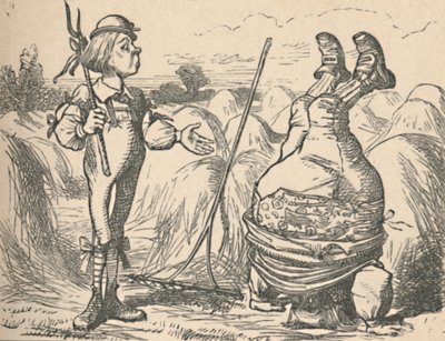 الشباب يتحدثون إلى هذا الأب ، الذي يقوم بمسك اليد ، 1889 بواسطة جون تينيل