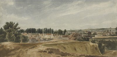 عرض بالقرب من جسر Bishopsgate مع برج البقر ، يتطلع نحو Mousehold (مرحاض على ورق) بواسطة جون ثيرتل