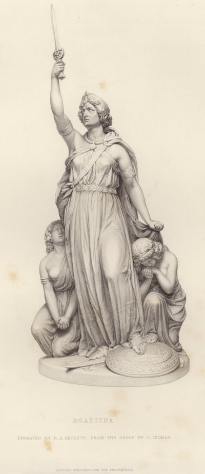 صورة الملكة Boadicea بواسطة جون توماس