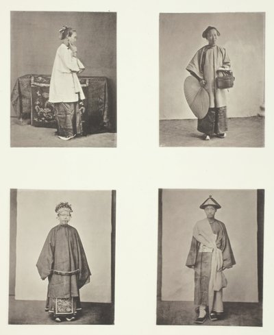 سيدة كانتون ، خادمة السيدة ، العروس والعريس ، ج. 1868. بواسطة جون طومسون