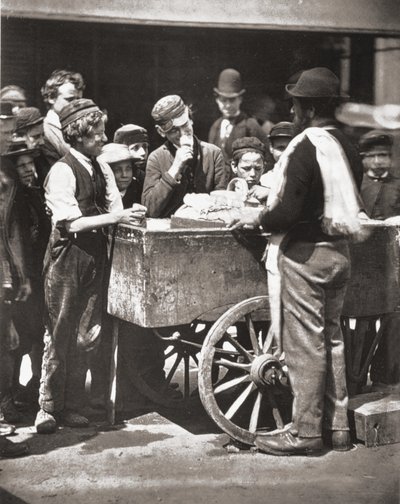 Halfpenny Ices ، من "Street Life in London" بقلم جيه طومسون وأدولف سميث بواسطة جون طومسون