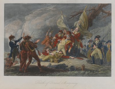 وفاة الجنرال مونتغمري ، 1775 بواسطة جون ترمبل