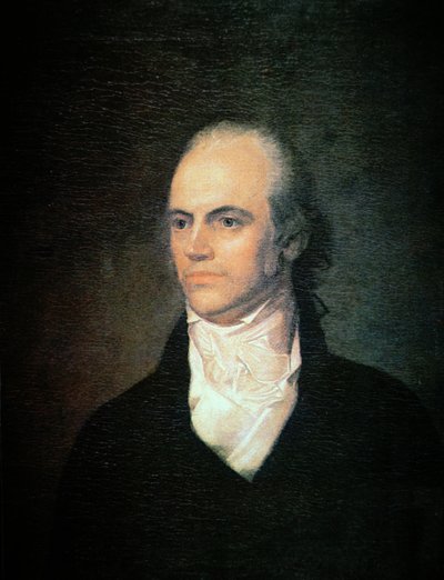 آرون بور (1756-1836) نائب رئيس الولايات المتحدة ، حوالي 1802 (زيت على قماش) بواسطة جون فانديرلين