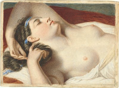 دراسة لـ Ariadne Asleep في جزيرة ناكسوس بواسطة جون فانديرلين