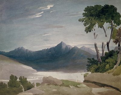 سنودون ، c.1820 بواسطة جون فارلي
