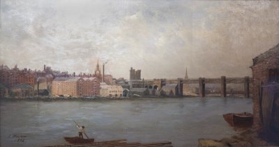 نيوكاسل أبون تاين من الجنوب الغربي ، 1884 بواسطة جون والاس