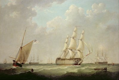 إتش إم إس بريتانيا ، 1847 (قيد التشغيل) بواسطة John Ward of Hull