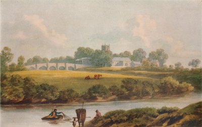 بانجور Is-y-Coed ، دينبيشاير ، c1795 بواسطة جون وارويك سميث