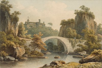 Civita Castellana ، c1792-1799 بواسطة جون وارويك سميث