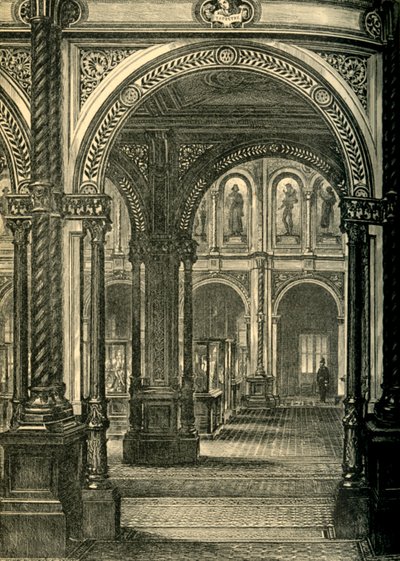 المحكمة المركزية أو محكمة القروض ، متحف جنوب كنسينغتون ، c1860s ، 1881. بواسطة جون واتكينز