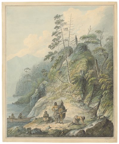 منظر في نوتكا ساوند ، 1784 بواسطة جون ويبر