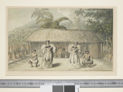 F.13 رقصة في العثية ، حوالي 1773 - 84 (ألوان مائية) بواسطة جون ويبر