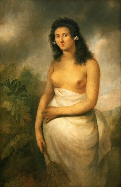 بويدوا، ابنة أوريو" (حوالي 1758- 1788)، حوالي 1784 (زيت على قماش) بواسطة John Webber