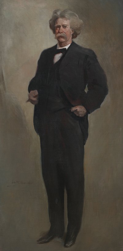 صموئيل ل. كليمنس مارك توين ، 1912 أو 1913. بواسطة جون وايت الكسندر