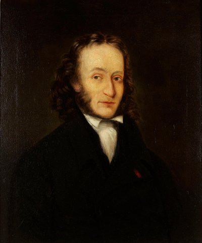 صورة لنيكولو باغانيني 1782-1840 ، 1836 بواسطة جون ويتل