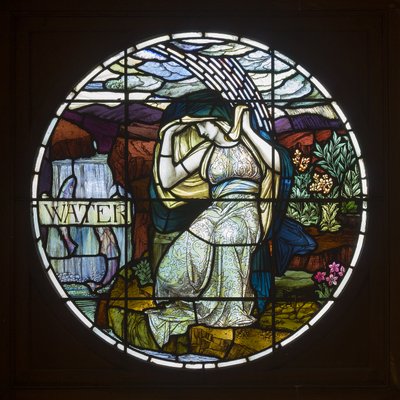بيدولف جرانج ، جيمس باول وأولاده ، جون ويليام براون (1842-1928) ، الماء ، 1903 ، آرت نوفو بواسطة جون ويليام براون