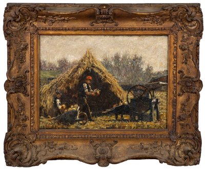 تقطيع البنجر ، c.1880 بواسطة جون وليام بوكستون نايت