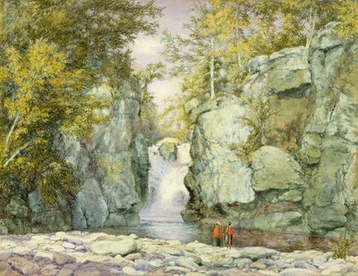 Fawns Leap ، جبال كاتسكيل ، 1867 (مرحاض على ورق) بواسطة جون وليام هيل