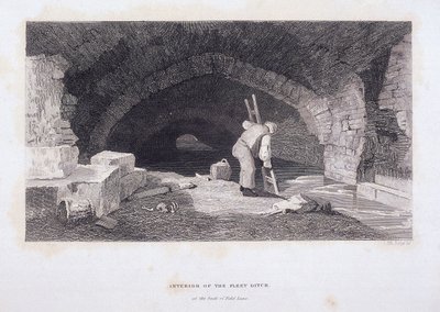 فليت ريفر ، لندن ، 1851 بواسطة جون ويكهام آرتشر