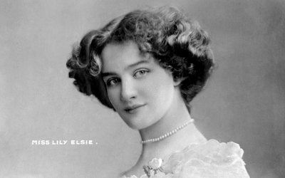 ليلي إلسي 1886-1962 ، ممثلة إنجليزية ، أوائل القرن العشرين. بواسطة جونستون وهوفمان