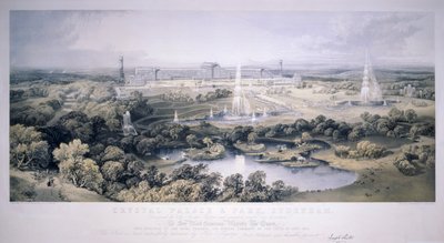 كريستال بالاس ، سيدنهام ، لندن ، 1854 بواسطة جوناثان نيدهام