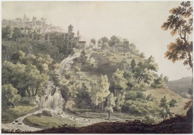 تيفولي: منظر لفيلا Maecenas ، 1858 بواسطة جوناثان سكيلتون