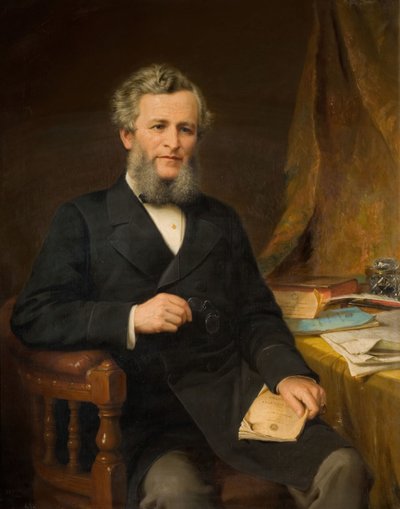 بورتريه من Rt. حضرة. جيسي كولينجز 1831-1920 ، 1881. بواسطة جوناثان برات