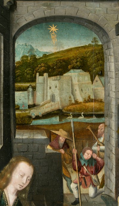 لوحة ثلاثية بيت لحم ، حوالي 1540 (رسم على الخشب) بواسطة Joos van (Attr. To) Cleve