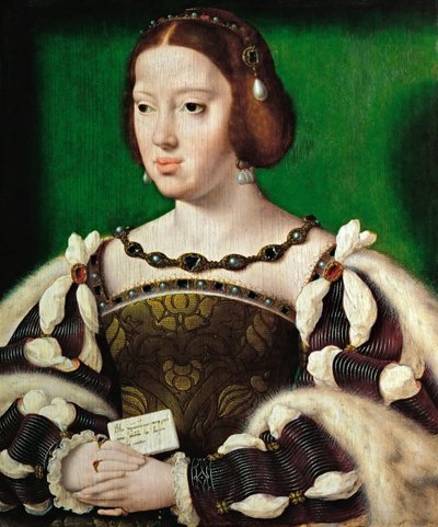 الفن الهولندي المبكر: صورة الملكة إليانور من النمسا (1498-1558) par Cleve، Joos van (حوالي 1485-1540) ، بعد عام 1530. زيت على خشب ، 35،5x29،5. متحف تاريخ الفن ، فيين بواسطة جوس فان كليف