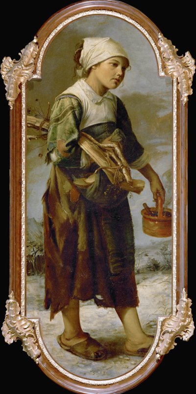 فتاة متسولة (لوحة على قماش) بواسطة Joos van Craesbeeck