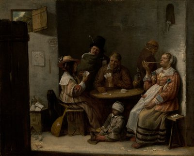 لاعبو البطاقات ، c.1645 بواسطة Joos van Craesbeeck