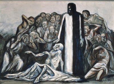 Die Auferweckung des Lazarus بواسطة خوسيه كليمنتي أوروزكو