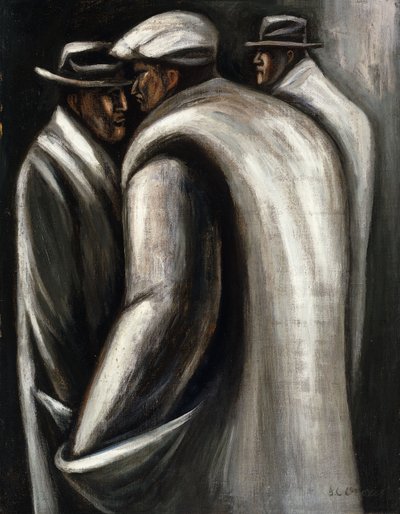 العاطلون عن العمل، 1928-30 (زيت على قماش) بواسطة خوسيه كليمنتي أوروزكو